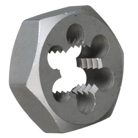 Hex Die, Special, Series DWT, Metric, M9x125 Thread, Right Hand Thread, Carbon Steel, Bright